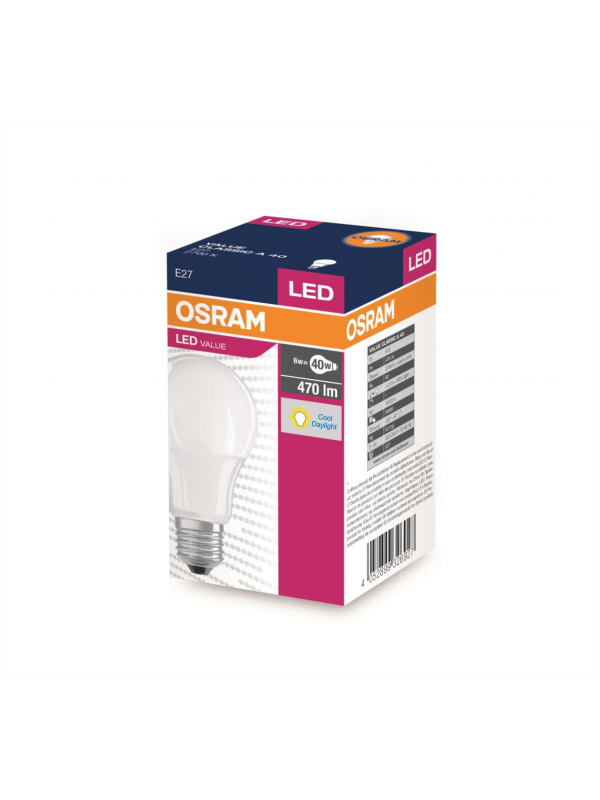 OSRAM LED Value 6W E27 Led Ampul 6500K Beyaz Işık